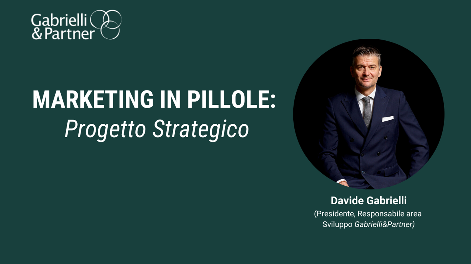 Marketing in pillole - Progetto Strategico