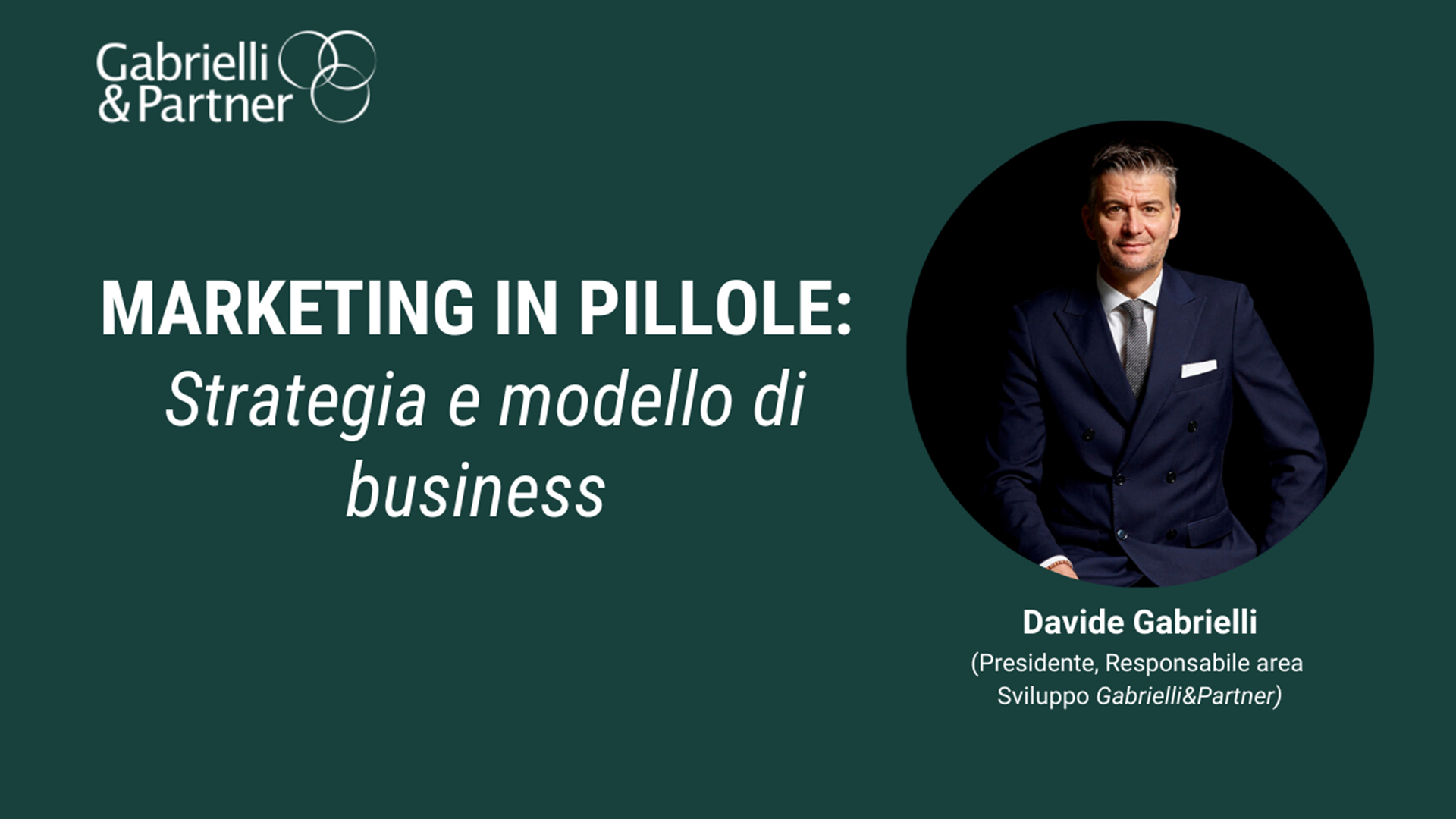 Marketing in pillole - Strategia e modello di business Marketing in pillole - Strategia e modello di business