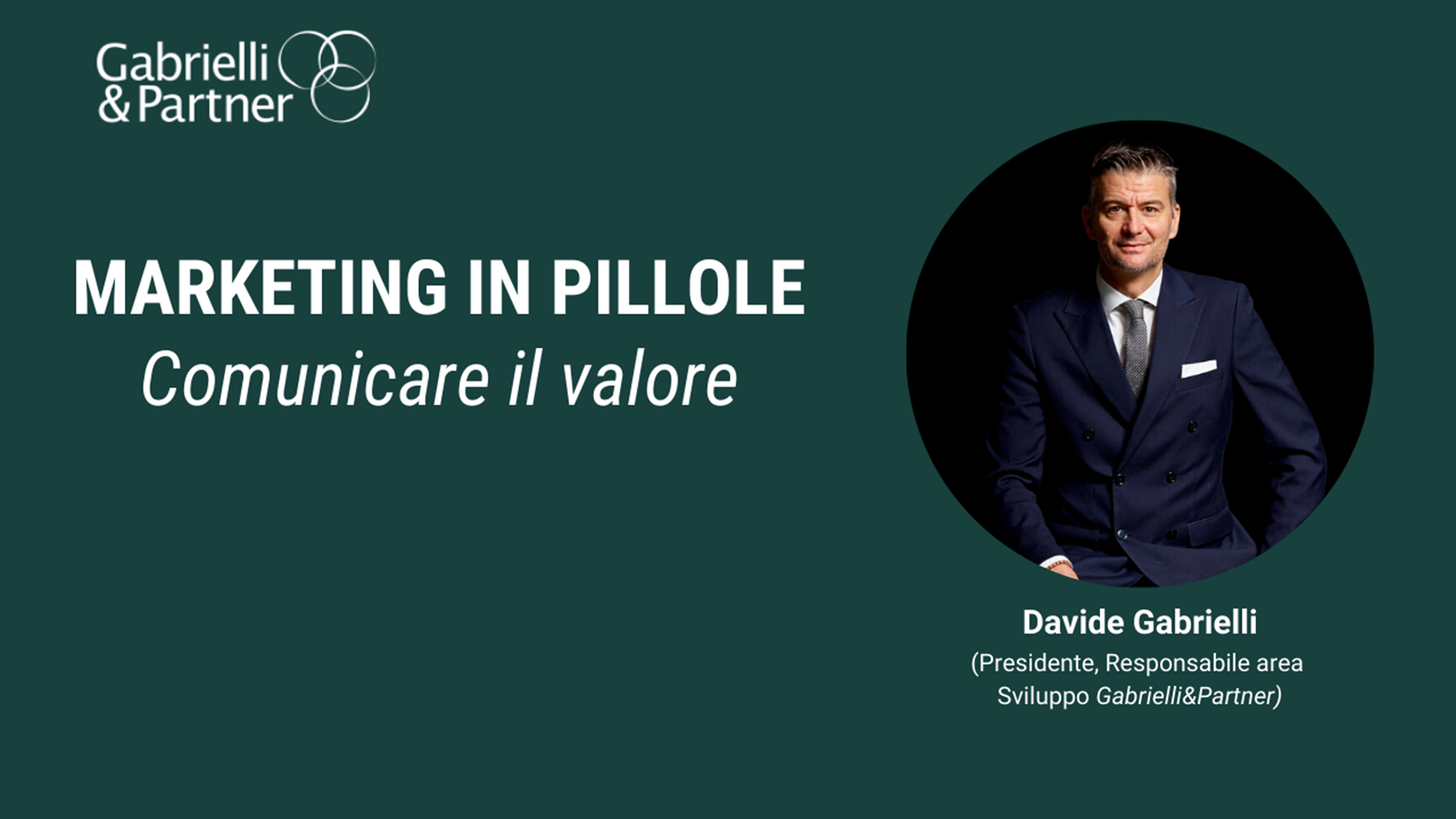 Marketing in pillole - Comunicare il valore