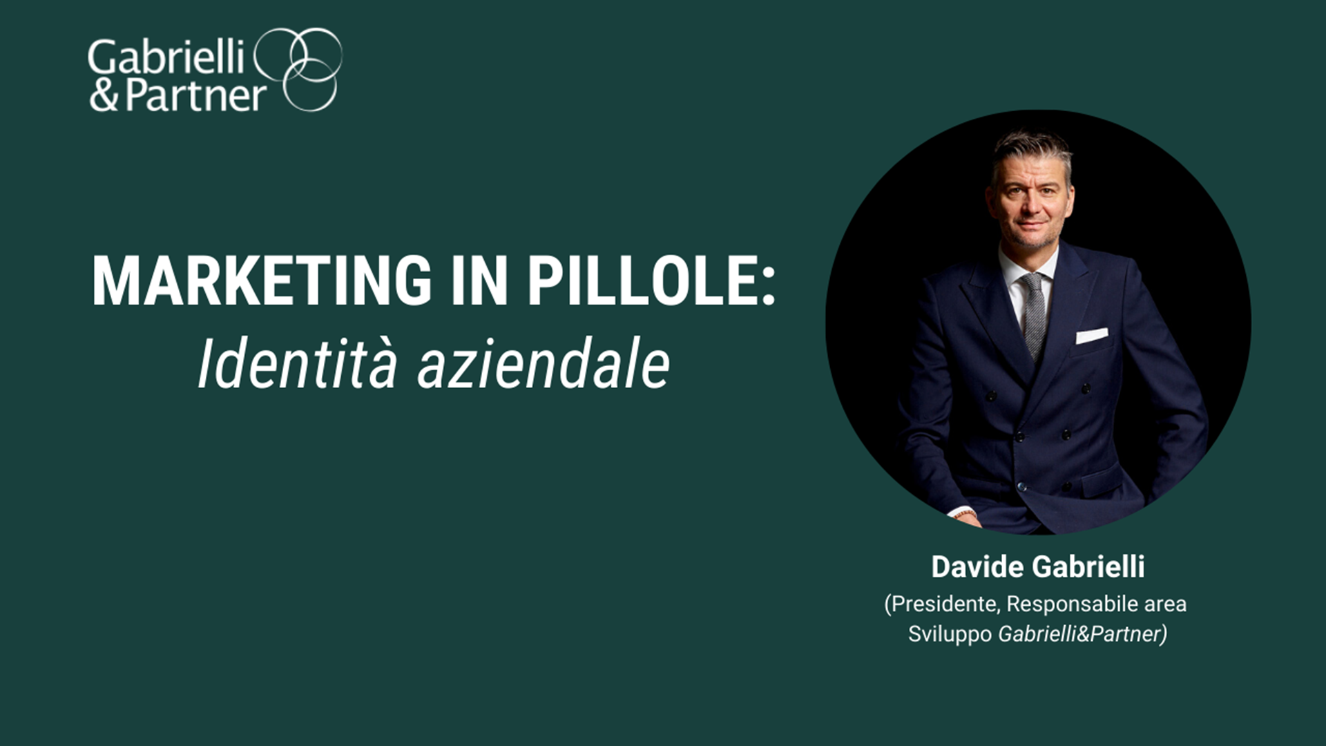 Marketing in pillole - Identità aziendale