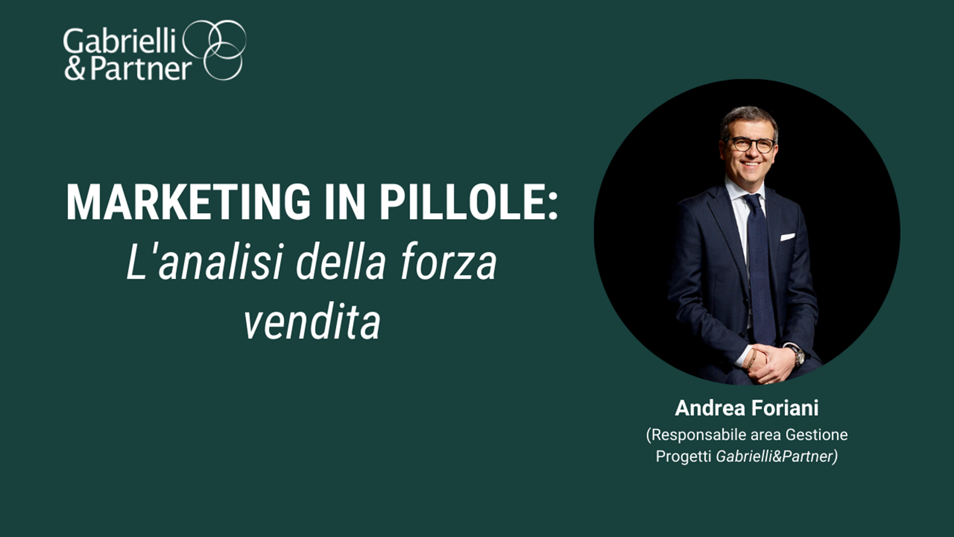 Marketing in pillole - L'analisi della forza vendita